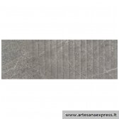 Trevi 1215 Relieve plisse grey 40x120