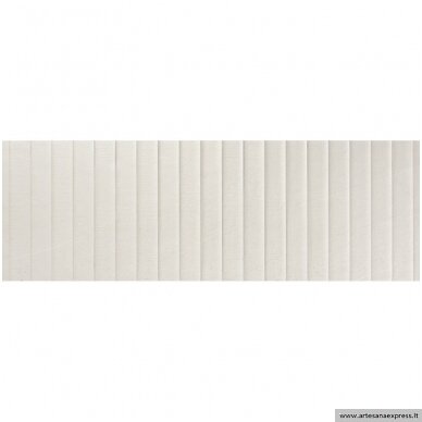 Trevi 1215 Relieve plisse white 40x120